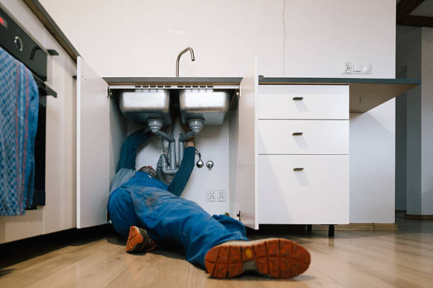 Professional Drain Cleaning technician working in Somers, NY